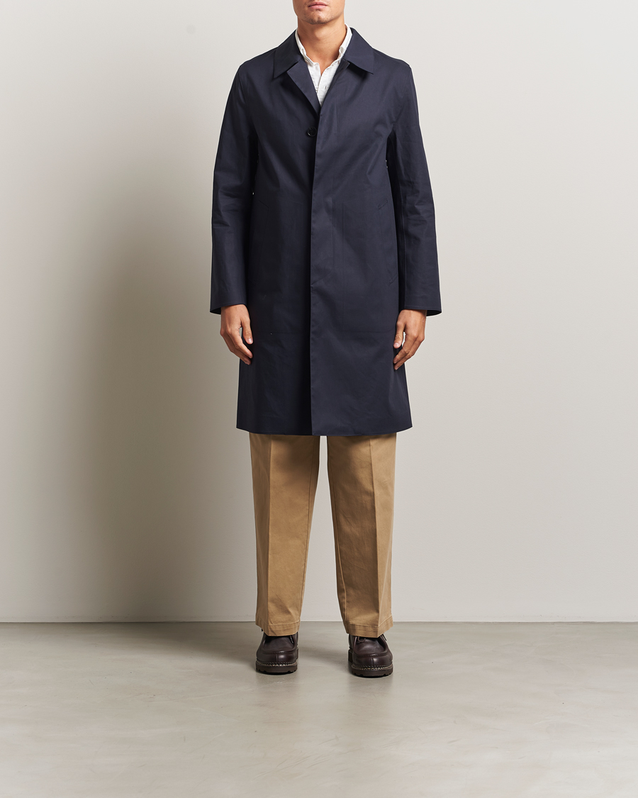 Herre | Jakker | Mackintosh | Dunkeld Car Coat Navy