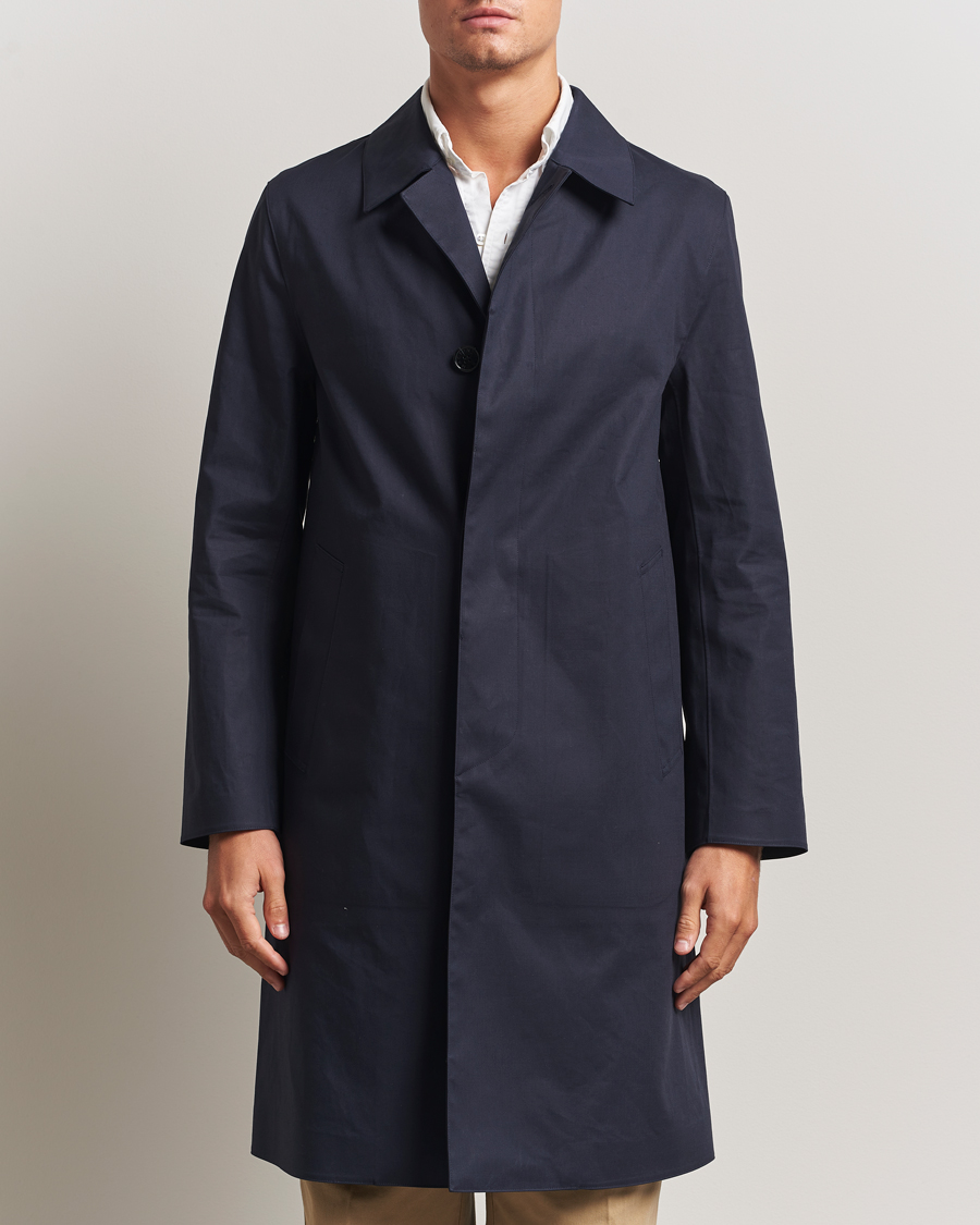 Herre | Jakker | Mackintosh | Dunkeld Car Coat Navy