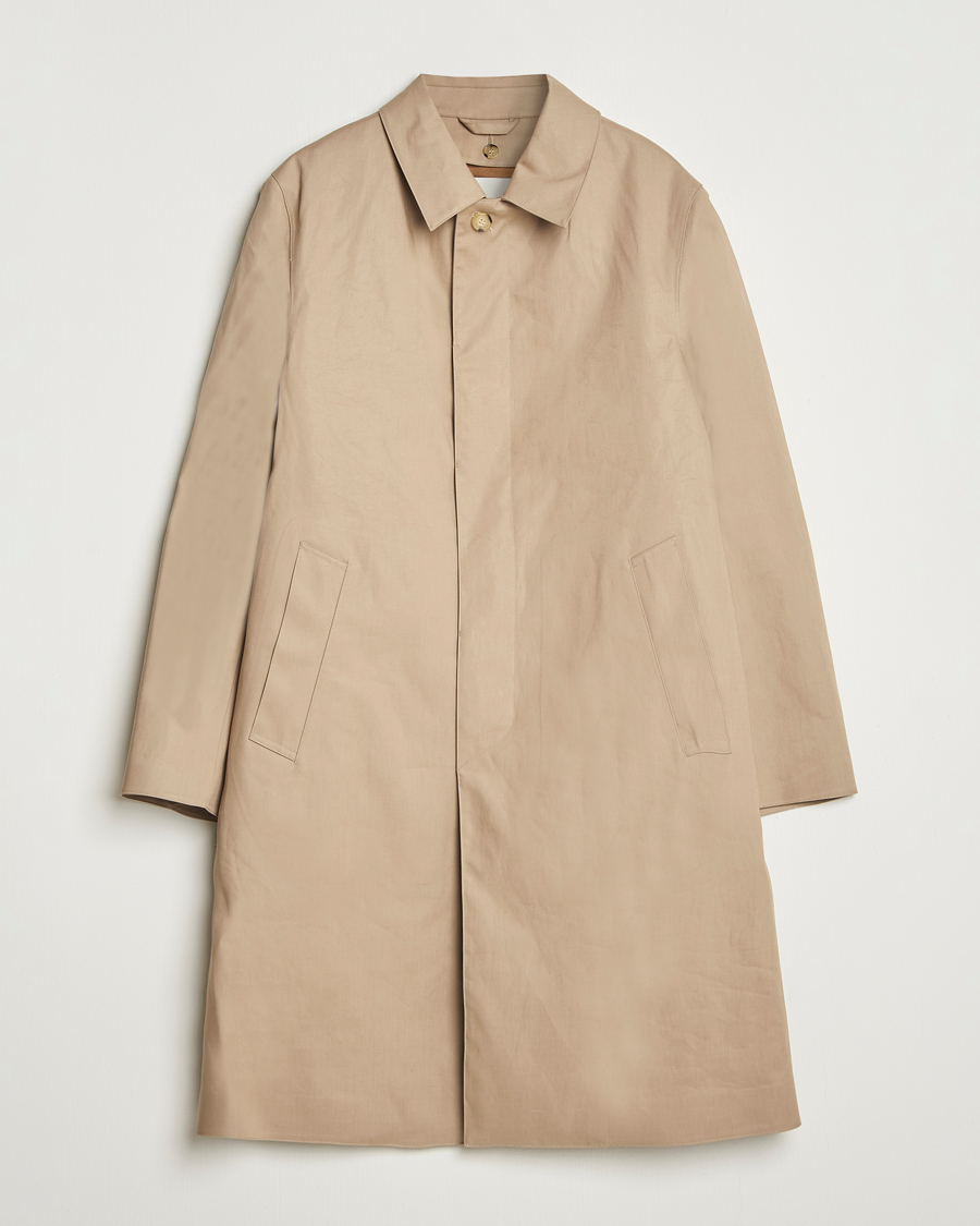 Herre | Jakker | Mackintosh | Dunkeld Car Coat Fawn