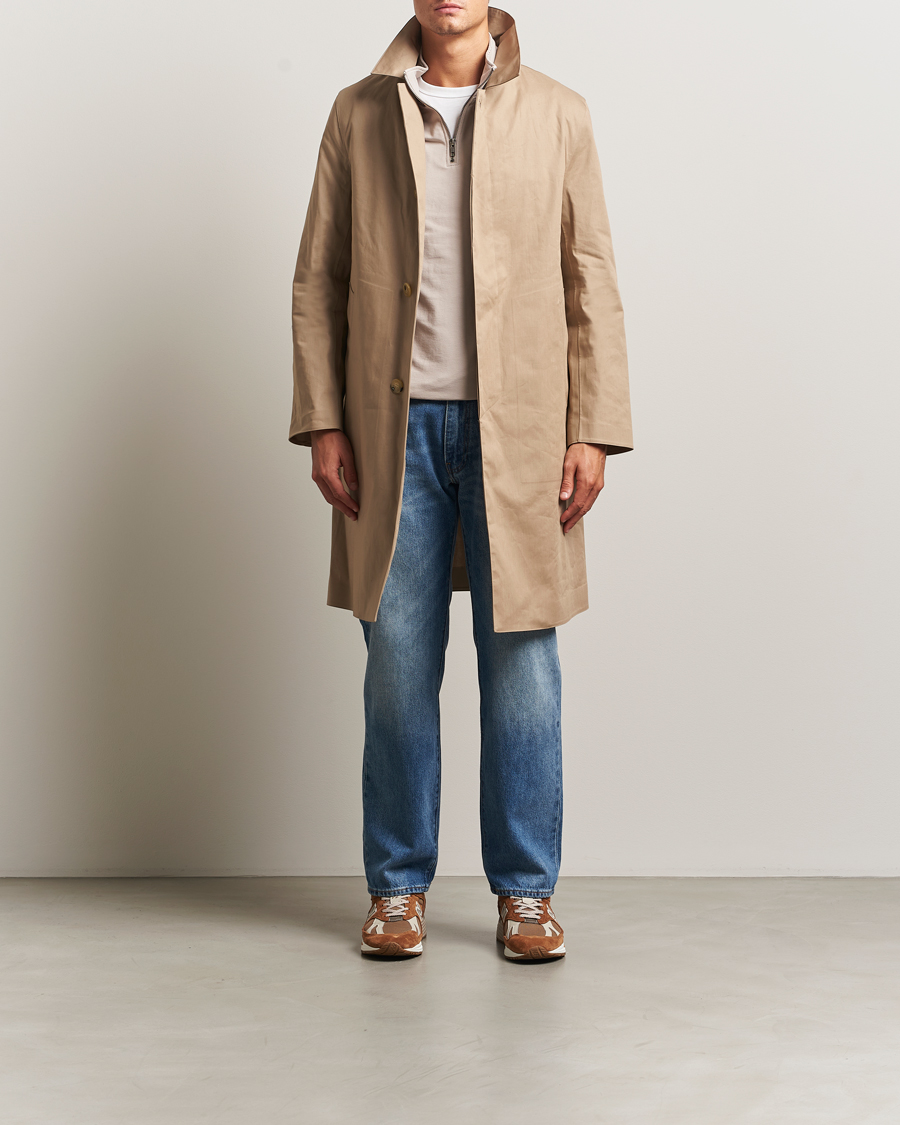 Herre | Jakker | Mackintosh | Dunkeld Car Coat Fawn