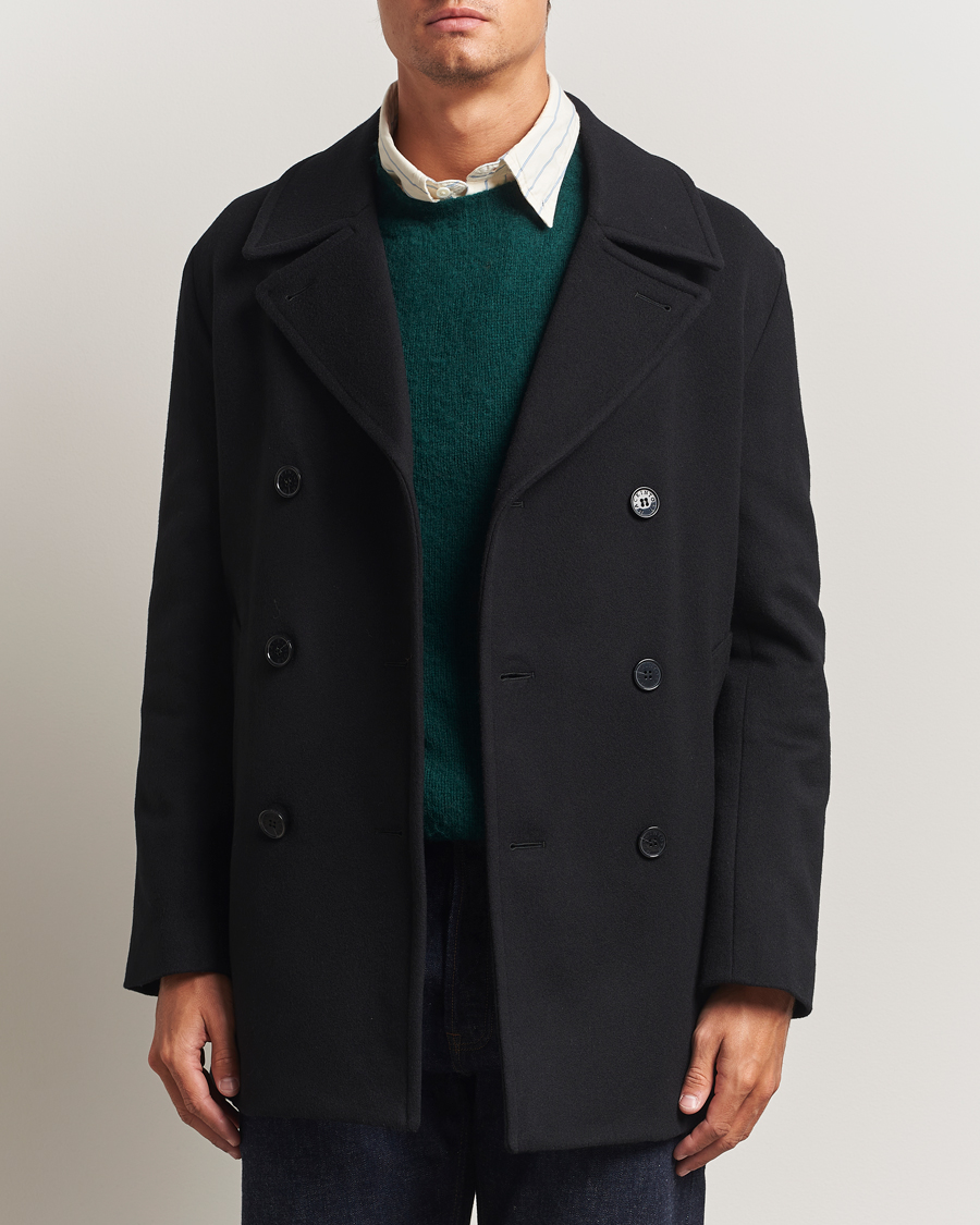 Herre | Jakker | Mackintosh | Dalton Wool/Cashmere Peacoat Black