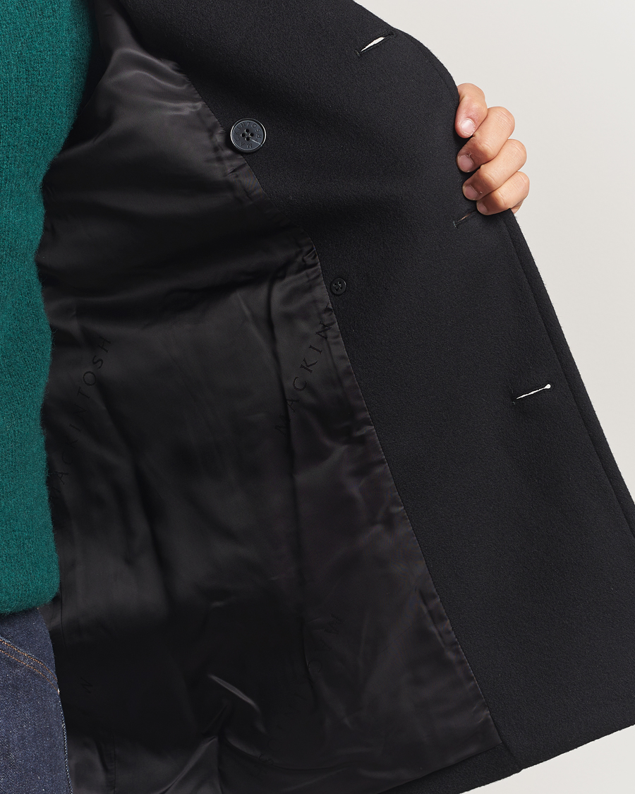 Herre | Jakker | Mackintosh | Dalton Wool/Cashmere Peacoat Black