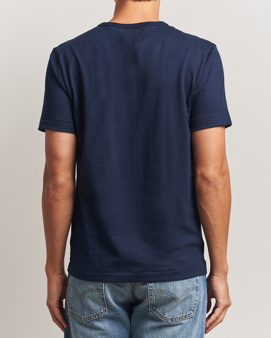 Herre | T-Shirts | Merz b. Schwanen | Classic Fit Sturdy T-Shirt Ink Blue
