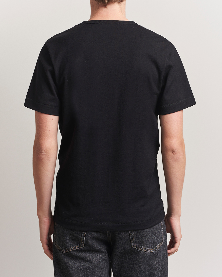 Herre | T-Shirts | Merz b. Schwanen | Classic Fit Sturdy Loopwheeled T-Shirt Black