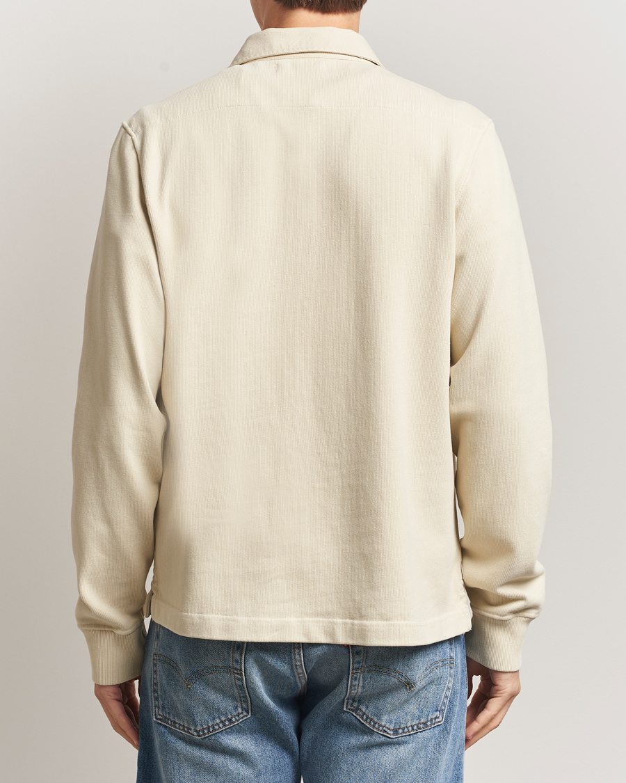 Herre | Gensere | Merz b. Schwanen | Relaxed Fit Vintage Cotton Rugby Shirt Nature