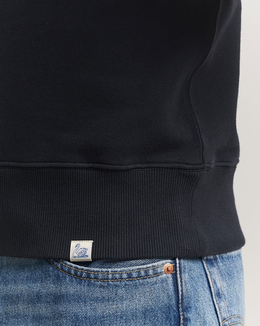 Herre | Gensere | Merz b. Schwanen | Relaxed Fit Vintage Cotton Sweatshirt Charcoal