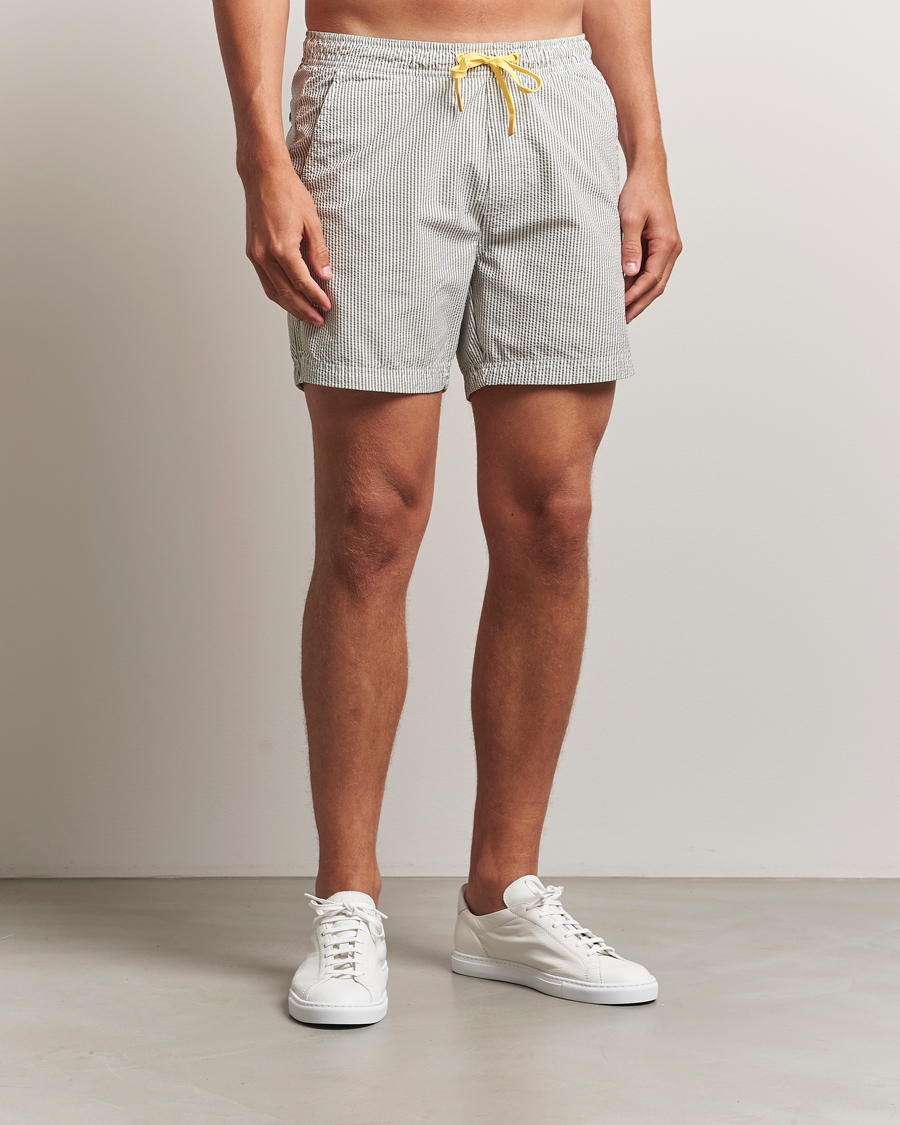 Herre | Badeshorts | Sail Racing | Tornado Striped Swimshorts Green/White