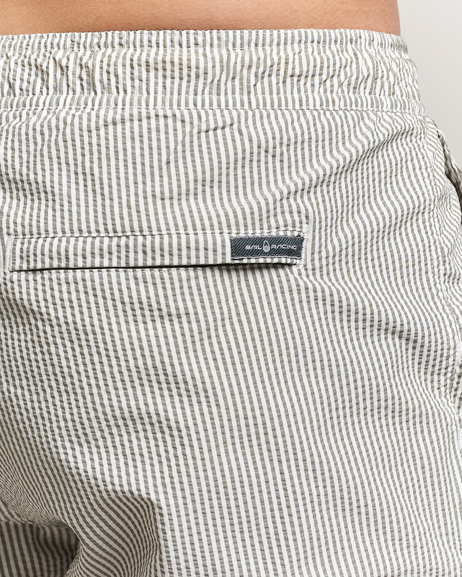 Herre | Badeshorts | Sail Racing | Tornado Striped Swimshorts Green/White