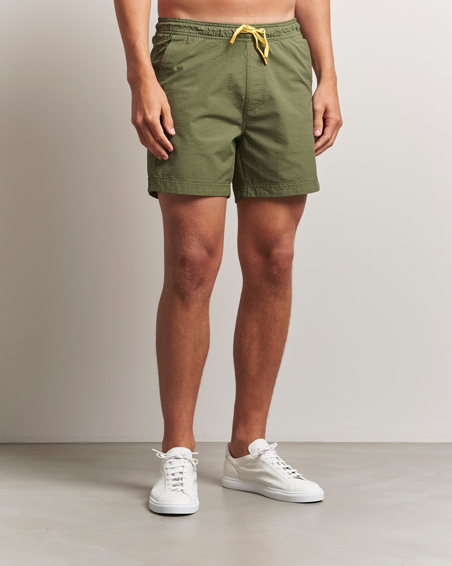 Herre | Badeshorts | Sail Racing | Tornado Striped Swimshorts Modern Green
