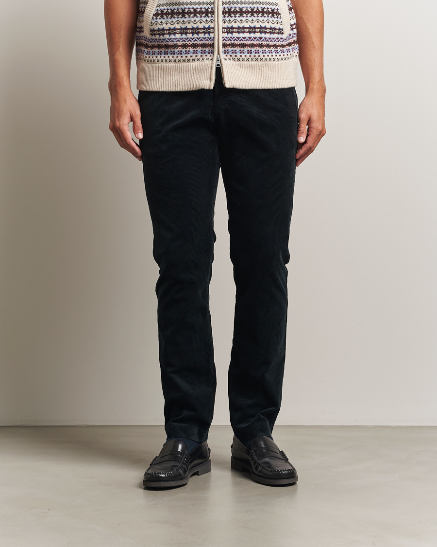 Herre | Bukser | NN07 | Theo Regular Fit Corduroy Chinos Navy Blue