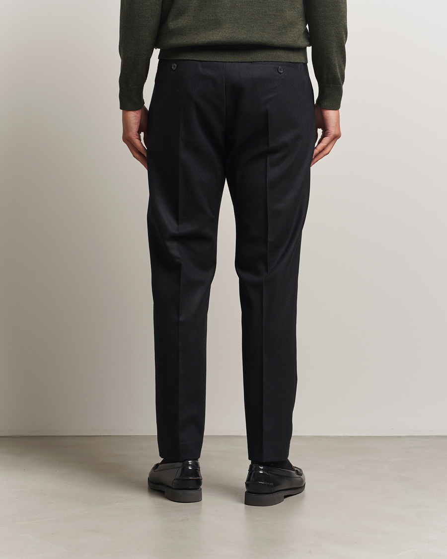 Herre | Bukser | NN07 | Bill Wool Pleated Trousers Black
