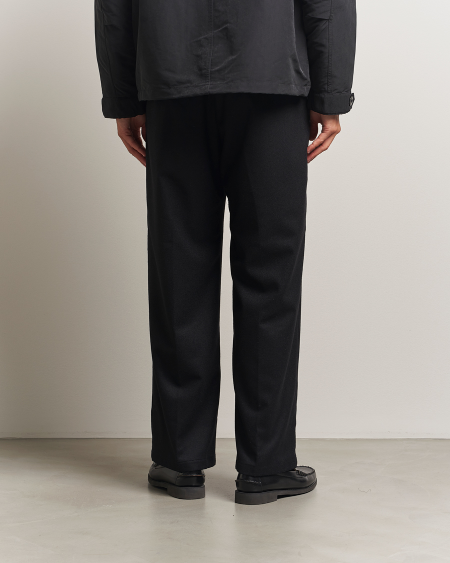 Herre | Bukser | NN07 | Kay Wool Pleated Trousers Black