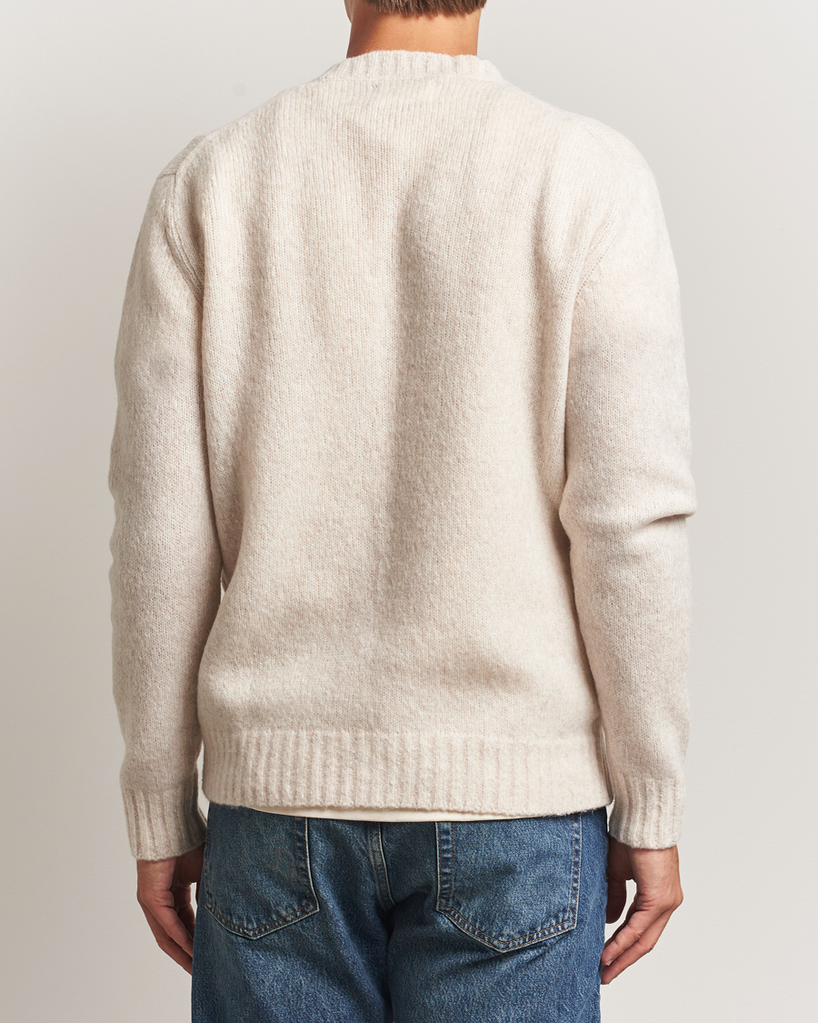 Herre | Gensere | NN07 | Lee Wool Knitted Sweater Ivory