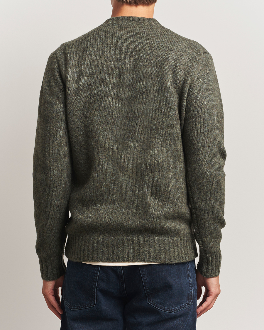 Herre | Gensere | NN07 | Lee Wool Knitted Sweater Capers Green
