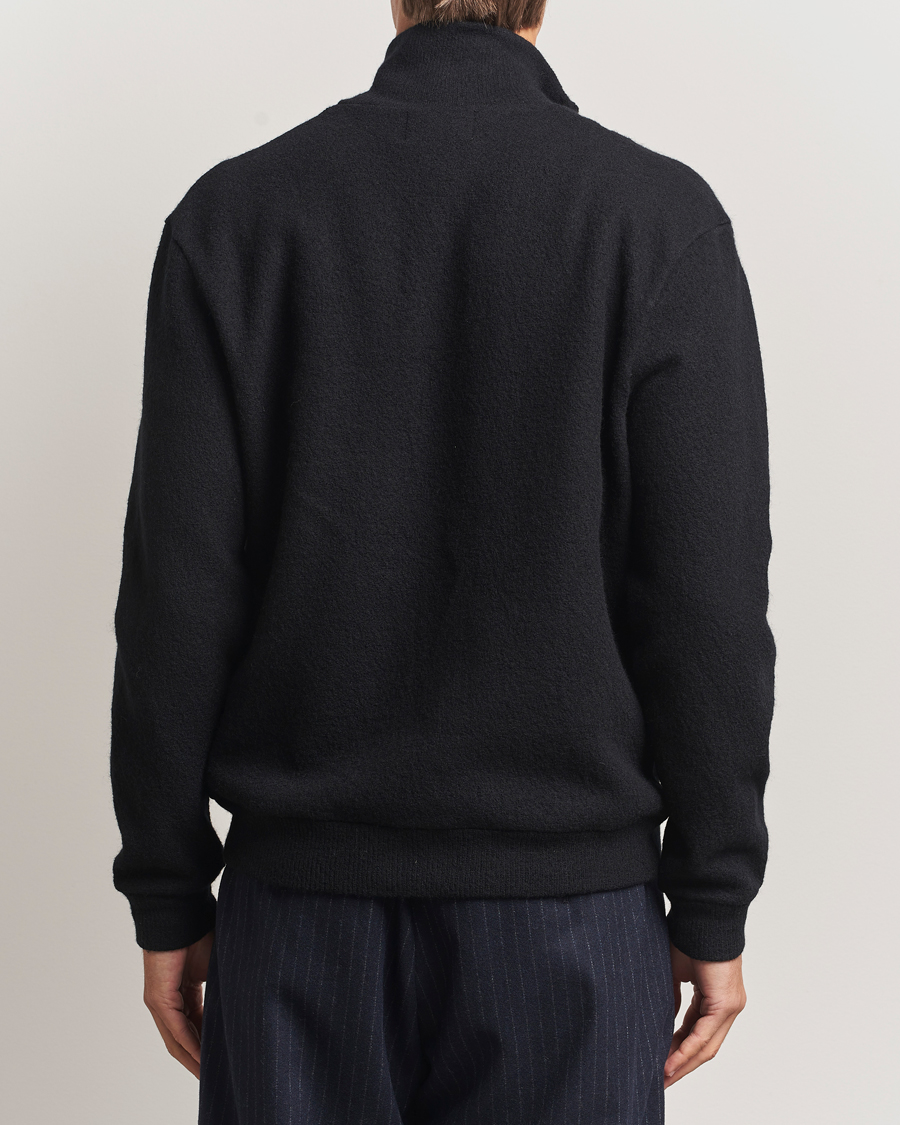 Herre | Gensere | NN07 | Boiled Wool Full Zip Black