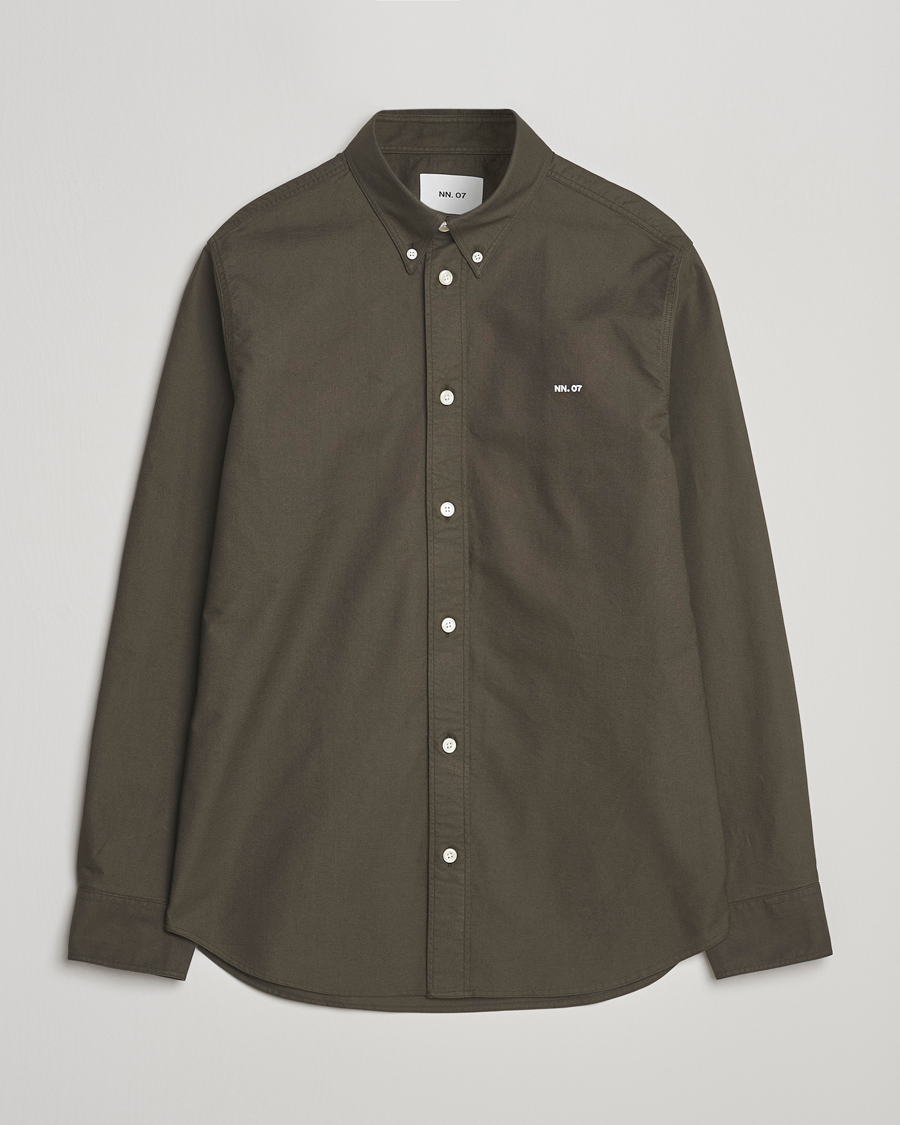 Herre | Skjorter | NN07 | Colby Oxford Shirt Dark Army
