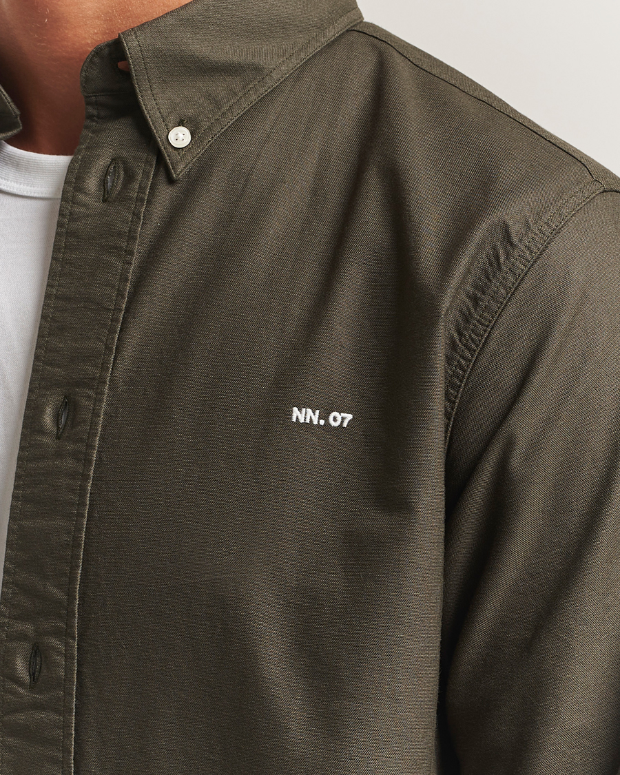 Herre | Skjorter | NN07 | Colby Oxford Shirt Dark Army