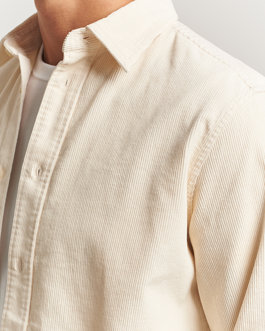 Herre | Skjorter | NN07 | Colby Corduroy Overshirt Ivory