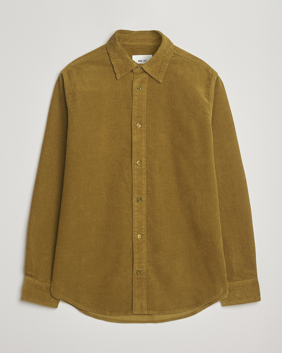 Herre | Skjorter | NN07 | Colby Corduroy Overshirt Firene Green