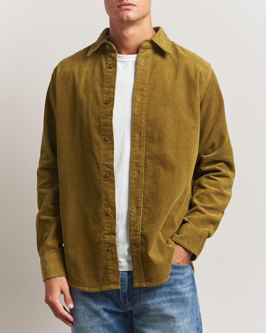 Herre | Skjorter | NN07 | Colby Corduroy Overshirt Firene Green