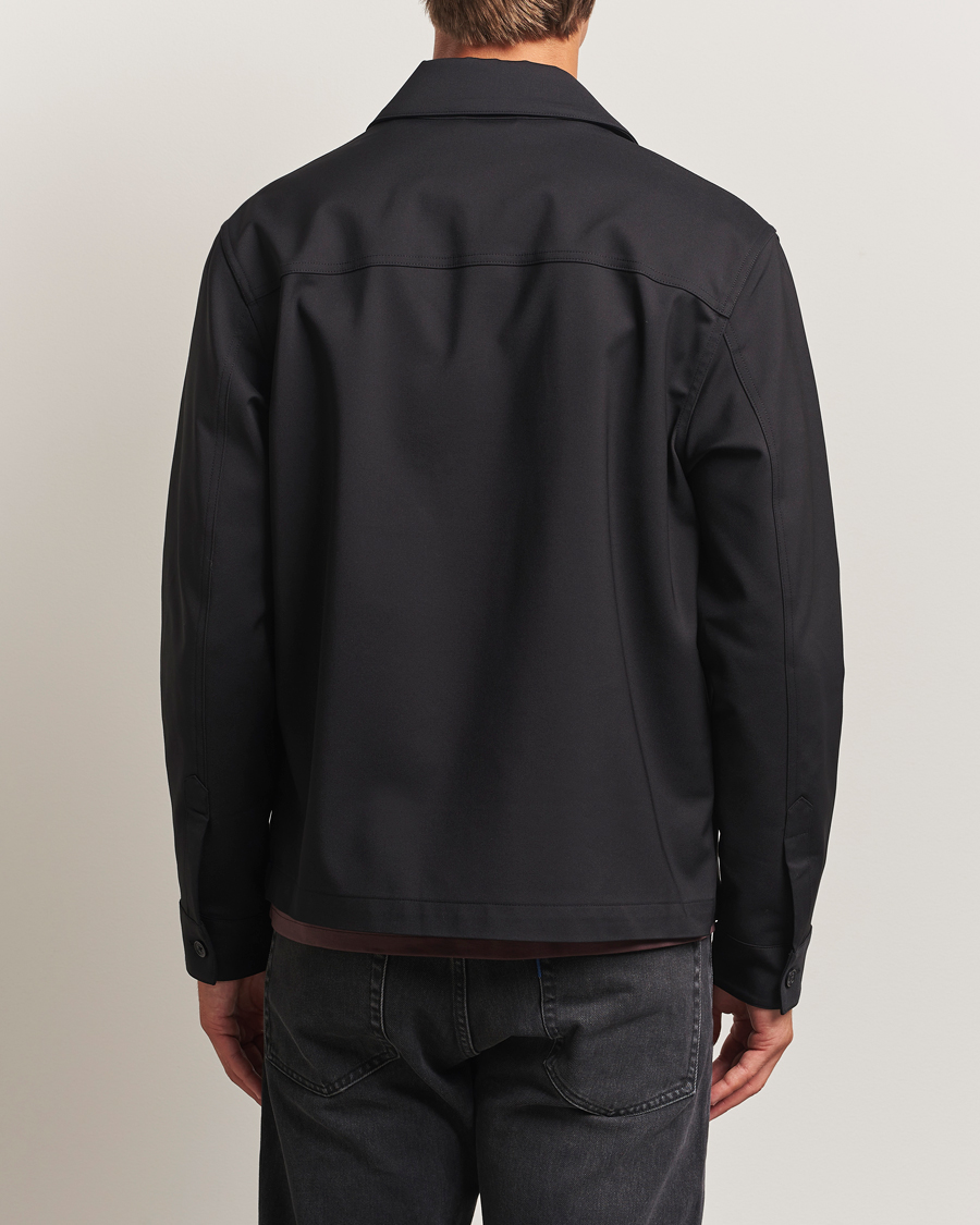 Herre | Skjorter | NN07 | Alban Technical Overshirt Black