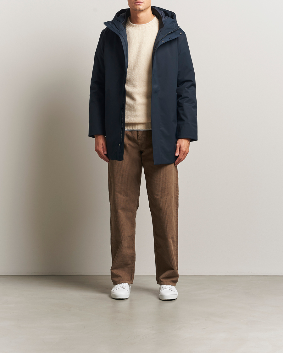 Herre | Jakker | NN07 | Blake Hooded Jacket Navy Blue