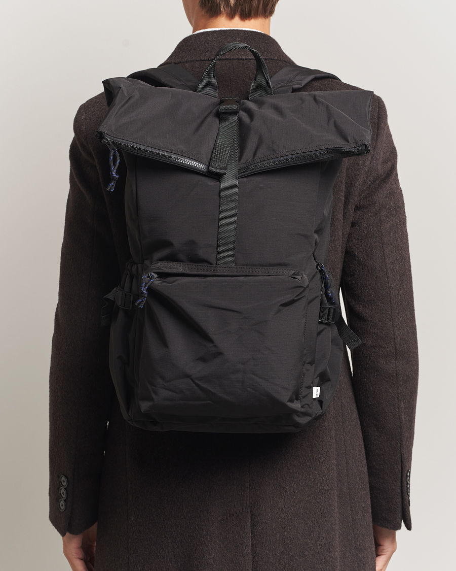 Herre | Vesker | NN07 | Nylon Ripstop Backpack Black