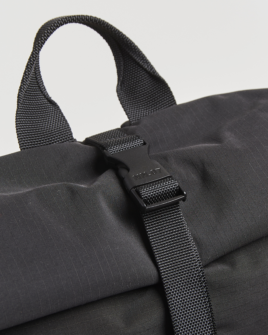 Herre | Vesker | NN07 | Nylon Ripstop Backpack Black