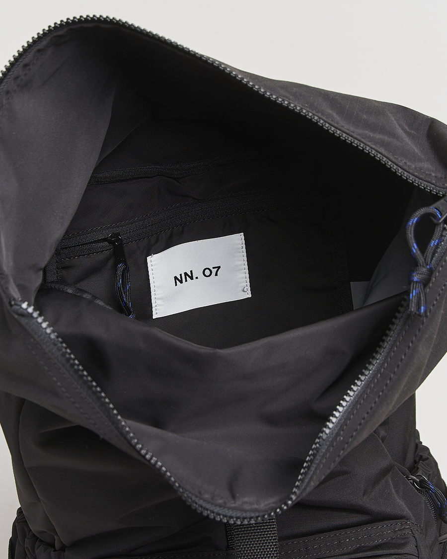 Herre | Vesker | NN07 | Nylon Ripstop Backpack Black