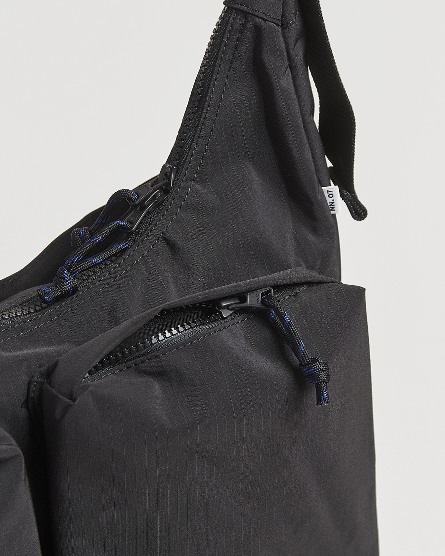 Herre | Vesker | NN07 | Nylon Ripstop Messenger Bag Black