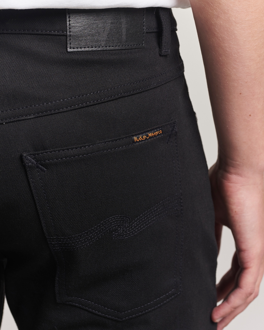 Herre | Jeans | Nudie Jeans | Solid Ollie Jeans Dry Pure Black