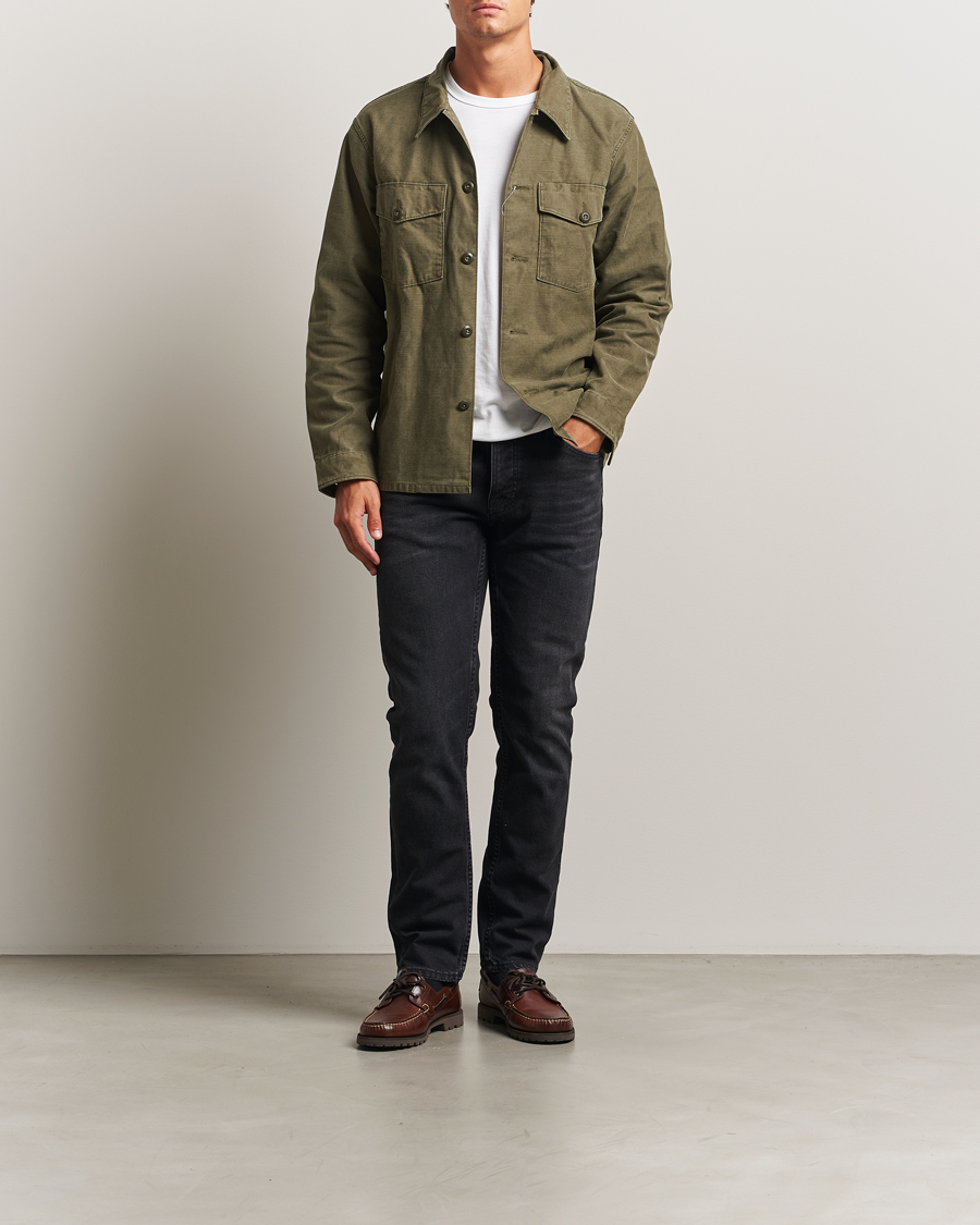 Herre | Jeans | Nudie Jeans | Solid Ollie Jeans Black Force