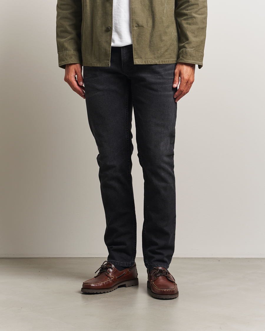 Herre | Jeans | Nudie Jeans | Solid Ollie Jeans Black Force