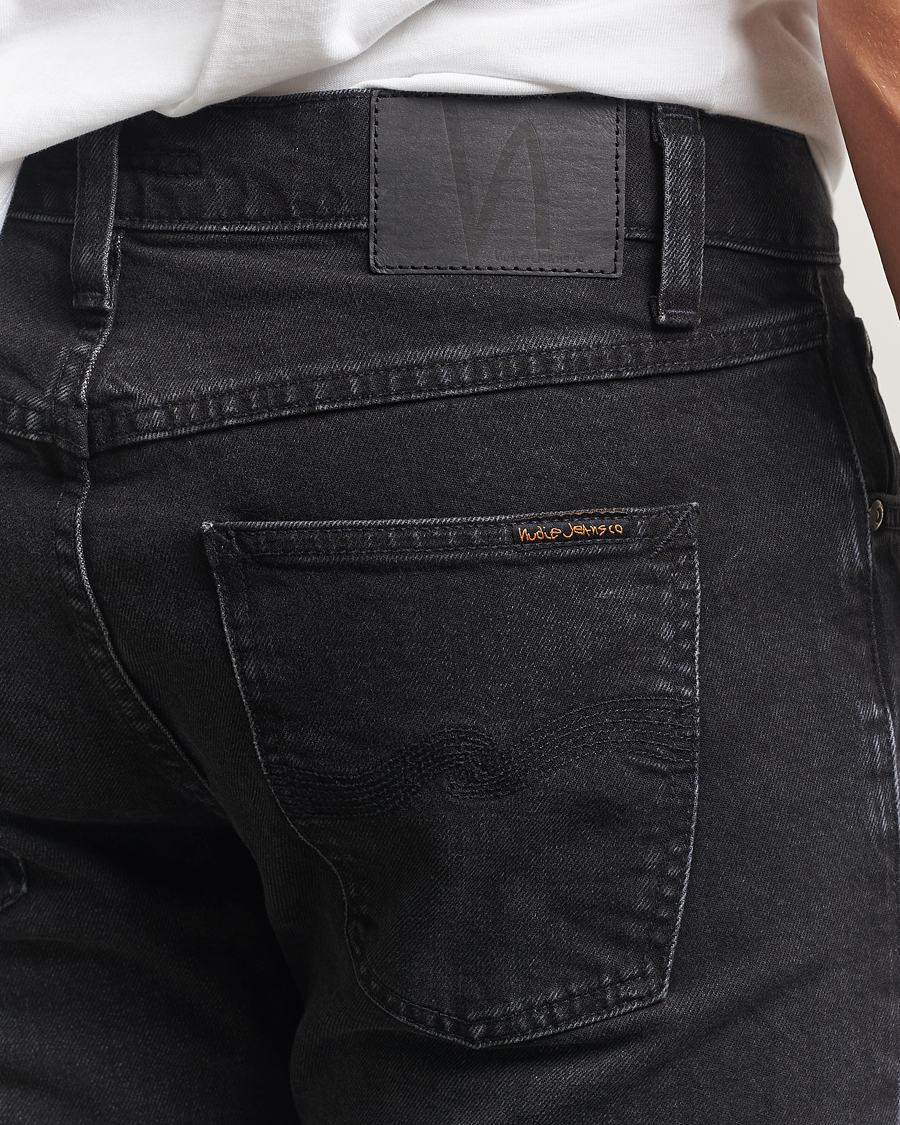 Herre | Jeans | Nudie Jeans | Solid Ollie Jeans Black Force