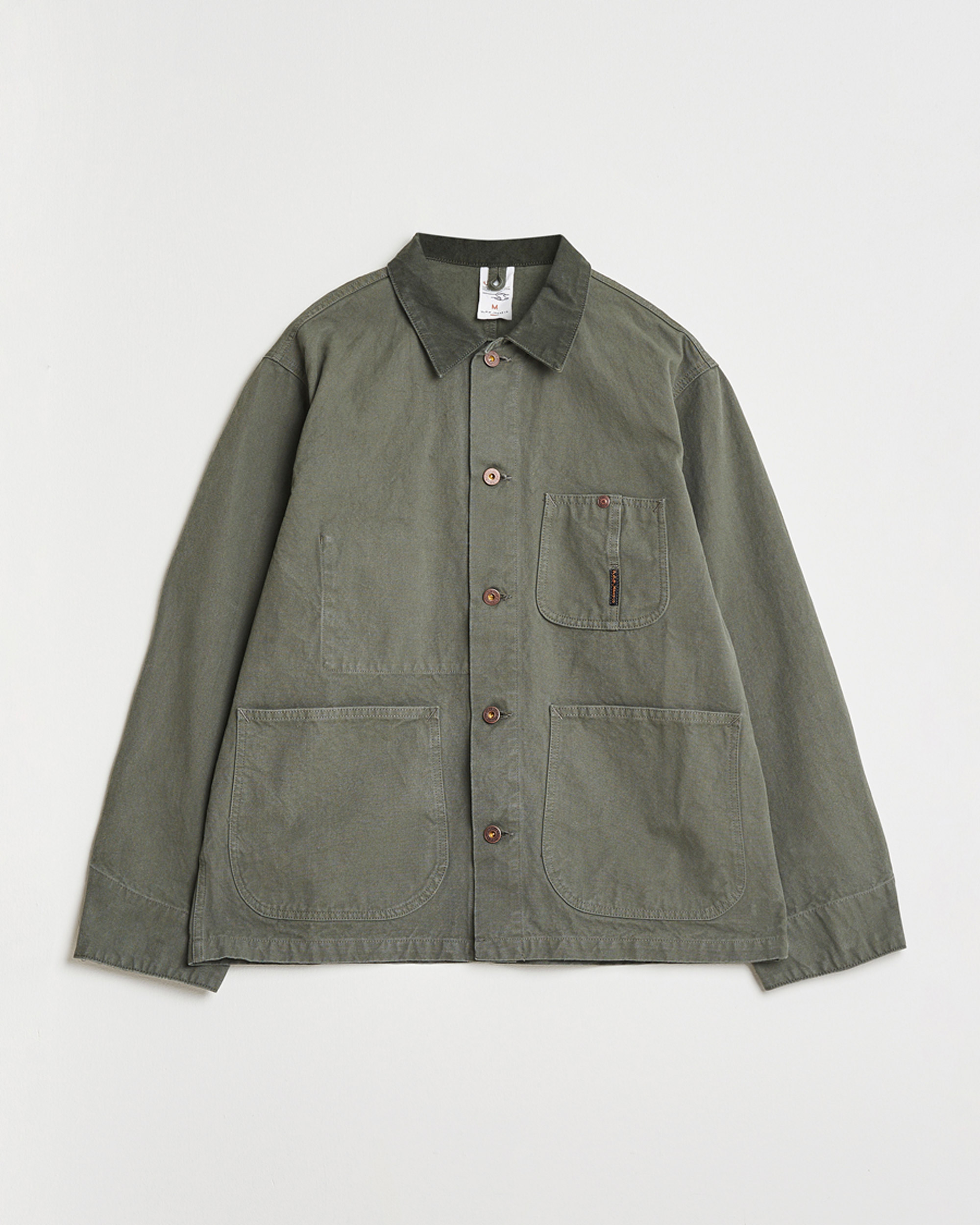 Herre | Skjorter | Nudie Jeans | Howie Duck Canvas Chore Jacket Green
