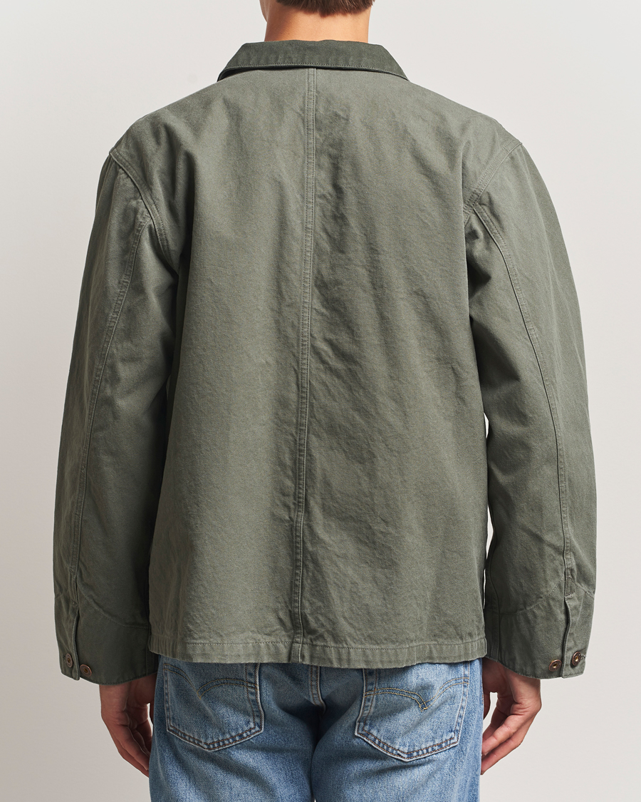 Herre | Skjorter | Nudie Jeans | Howie Duck Canvas Chore Jacket Green