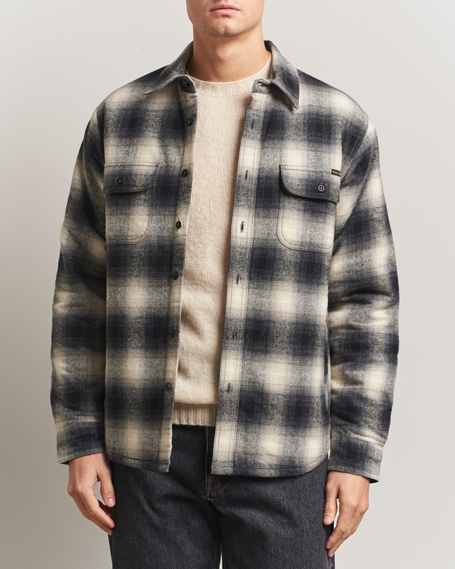 Herre | Skjorter | Nudie Jeans | Glenn Padded Checked Overshirt Black