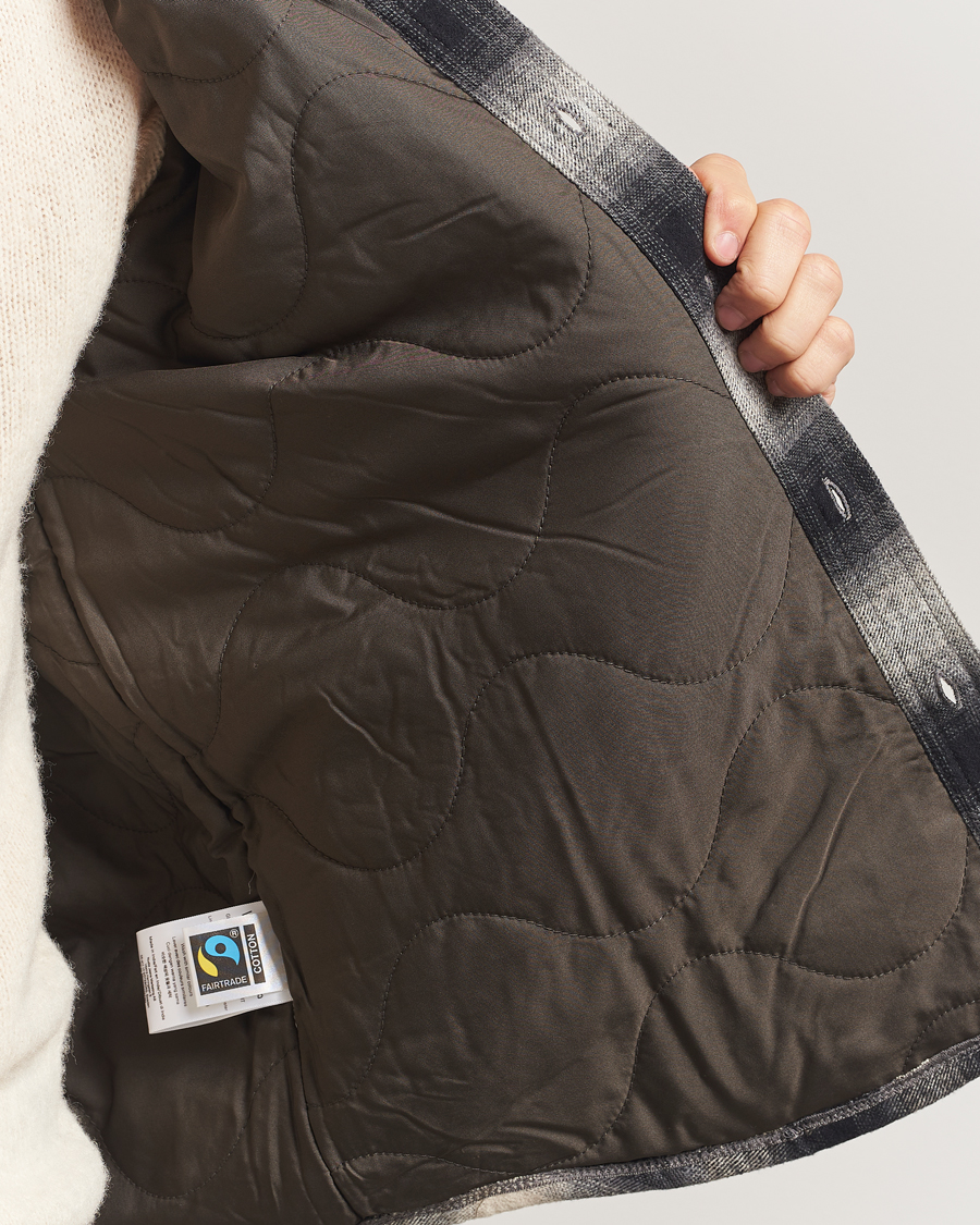 Herre | Skjorter | Nudie Jeans | Glenn Padded Checked Overshirt Black