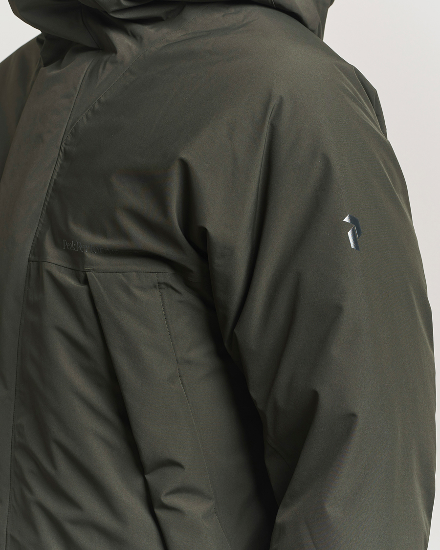 Herre | Jakker | Peak Performance | Treeline Down Parka Olive Extreme