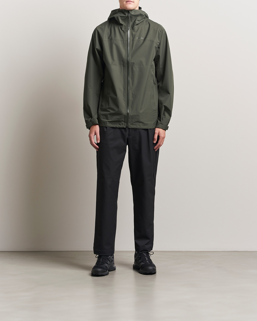 Herre | Jakker | Peak Performance | Treeline Shell Hooded Jacket Olive Extreme