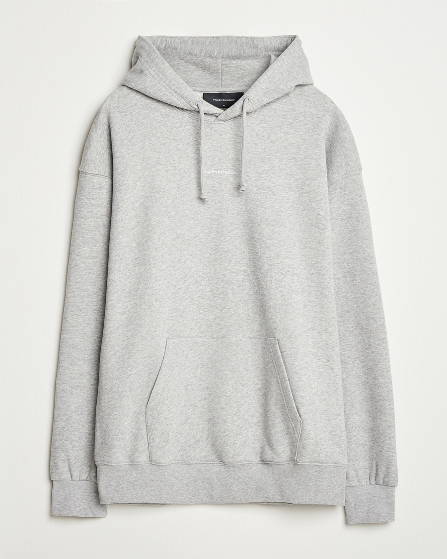 Herre | Gensere | Peak Performance | Original Terry Hoodie Grey Melange