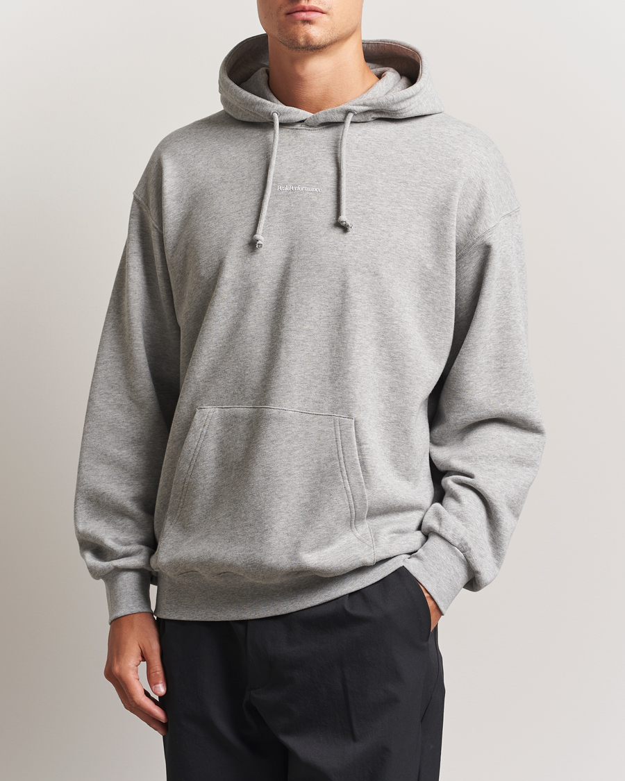 Herre | Gensere | Peak Performance | Original Terry Hoodie Grey Melange