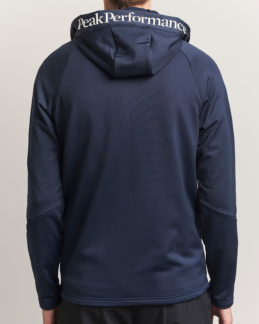 Herre | Gensere | Peak Performance | Rider Hooded Full Zip Blue Shadow