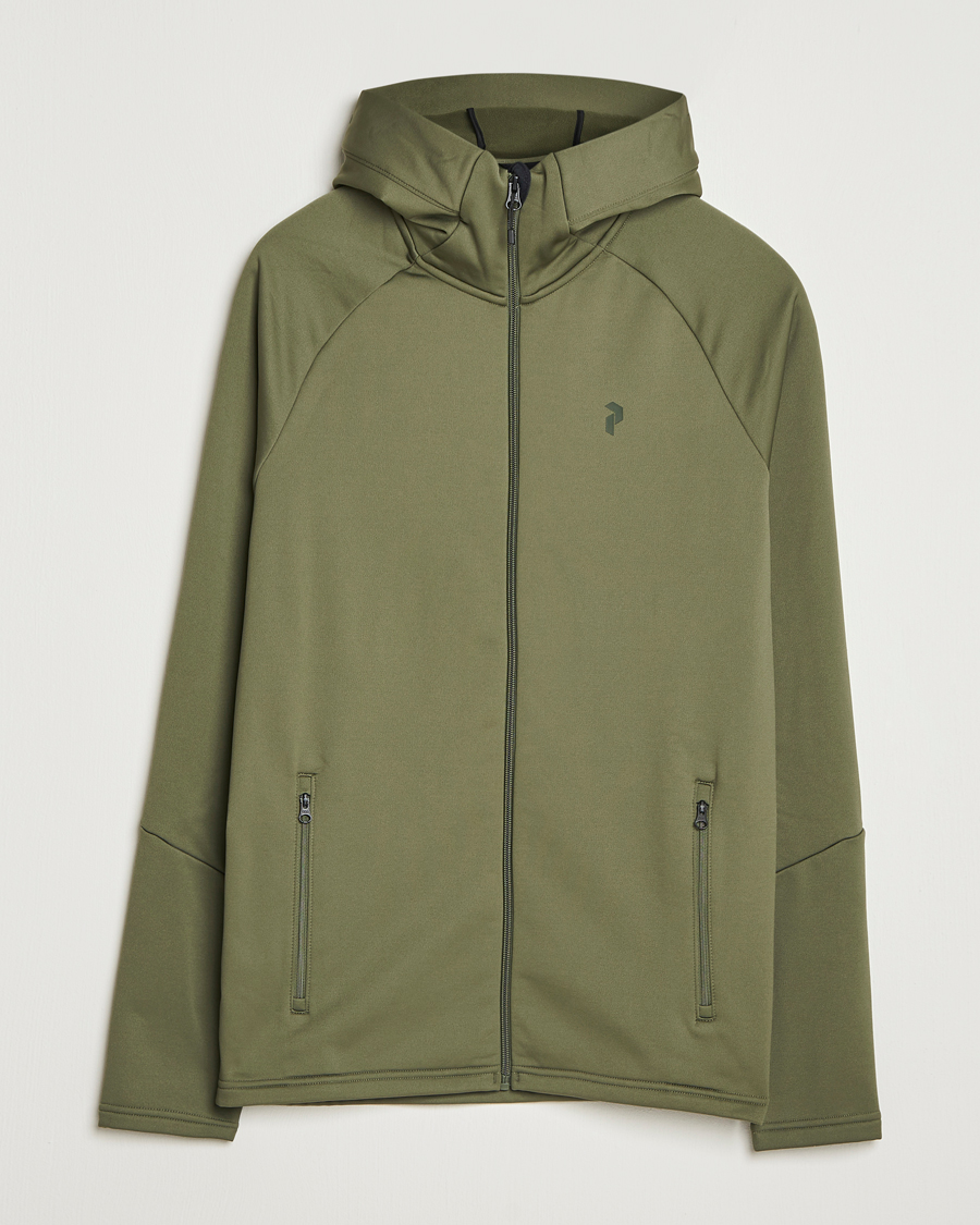 Herre | Gensere | Peak Performance | Rider Full Zip Hoodie Pine Needle