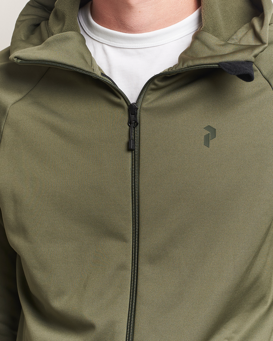 Herre | Gensere | Peak Performance | Rider Full Zip Hoodie Pine Needle