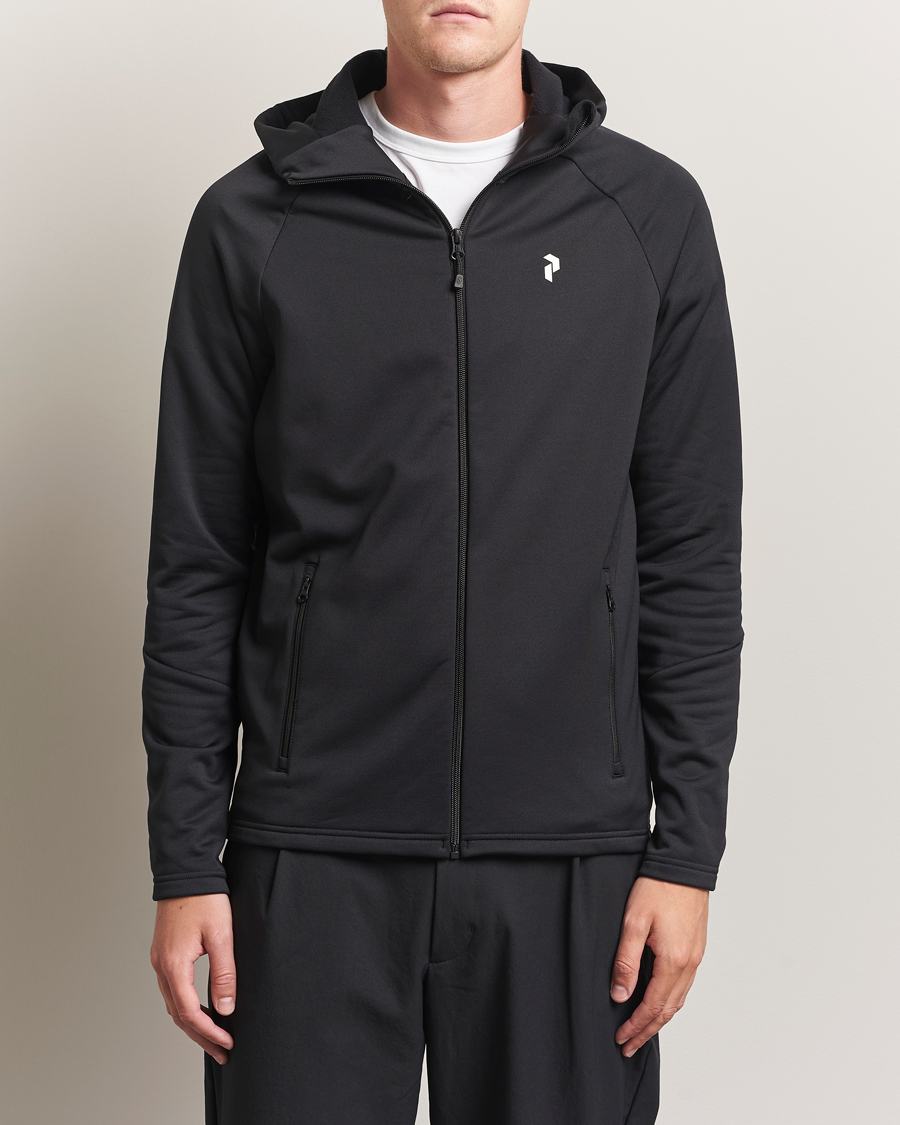 Herre | Gensere | Peak Performance | Rider Hooded Full Zip Black