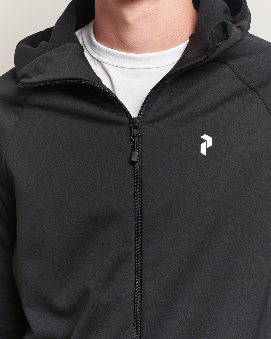 Herre | Gensere | Peak Performance | Rider Hooded Full Zip Black