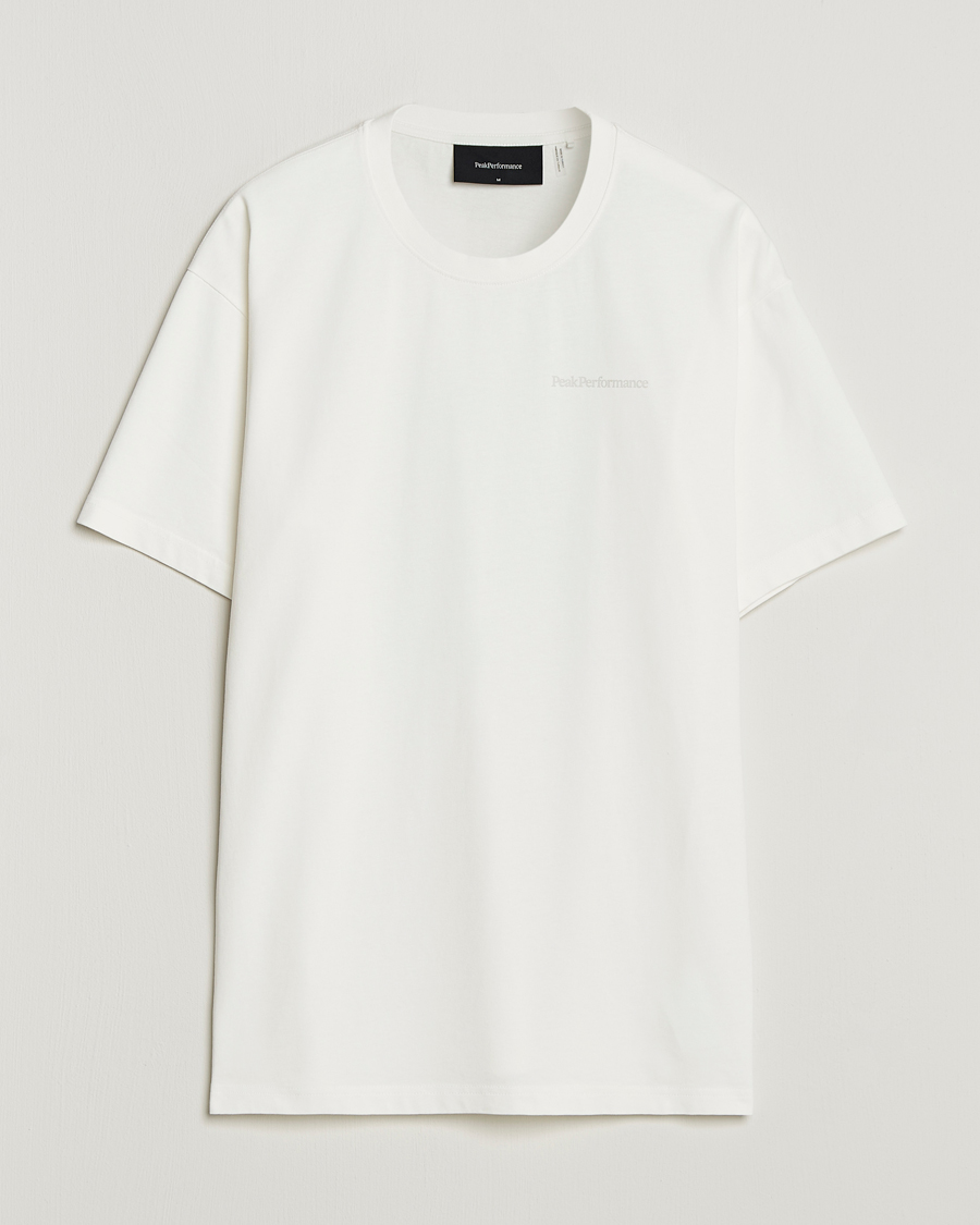 Herre | T-Shirts | Peak Performance | Graphic Crew Neck T-Shirt Off White