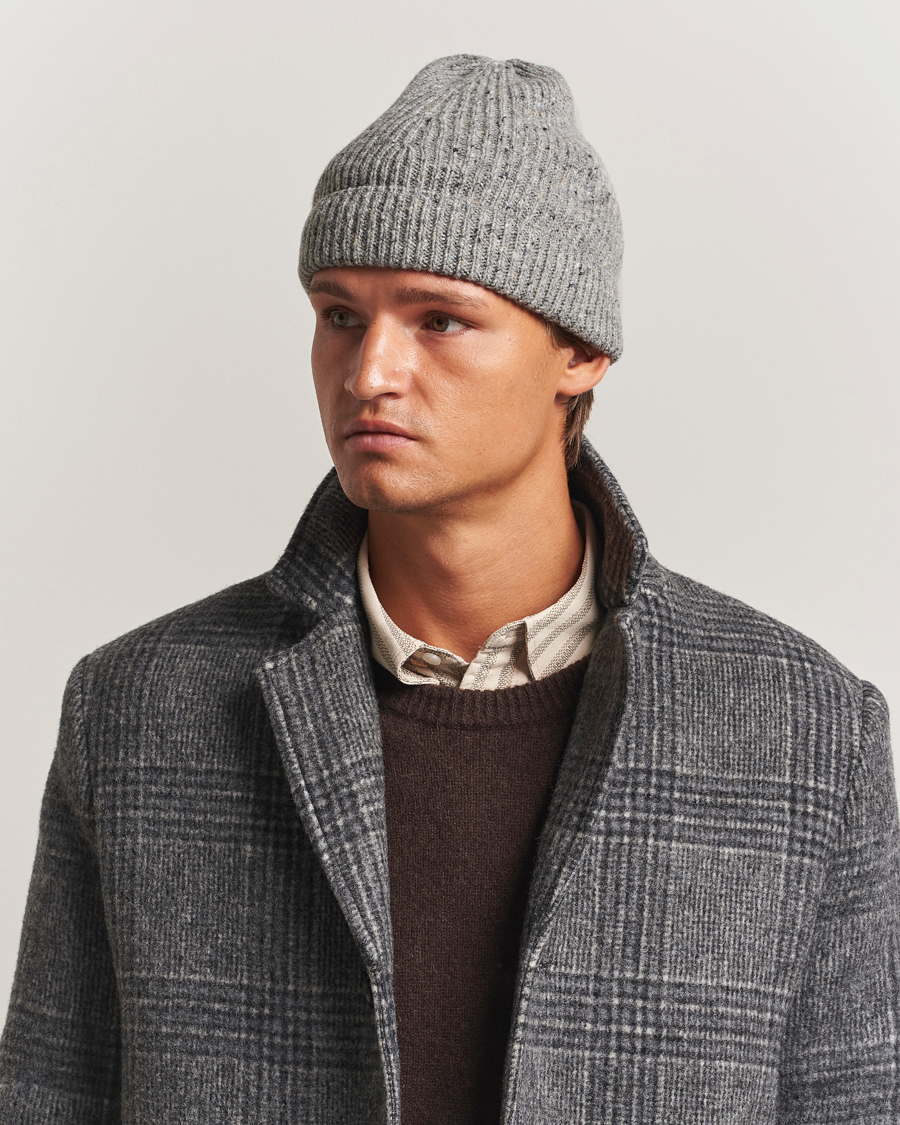Herre | Luer | Samsøe Samsøe | Nataniel Donegal Beanie Grey Melange
