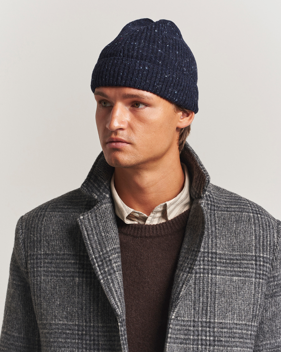 Herre | Luer | Samsøe Samsøe | Nataniel Donegal Beanie Salute Navy